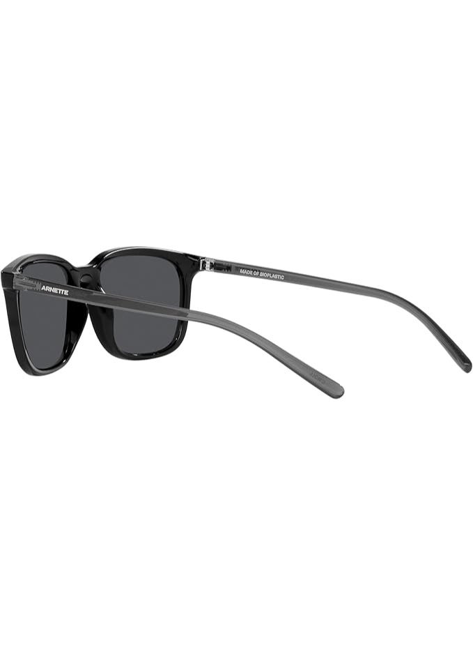 Arnette AN4316 Square Sunglasses for Men - Black Frame, Dark Grey Lenses (275387 51) - Image 5